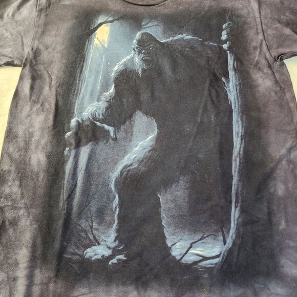 The Mountain Bigfoot Graphic Tee in Black and Gray - Picture 2 of 5